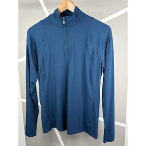 Ariat Auburn ¼ Zip Base Layer Women’s Medium Navy Blue AriatTek UPF 50+ Pullover